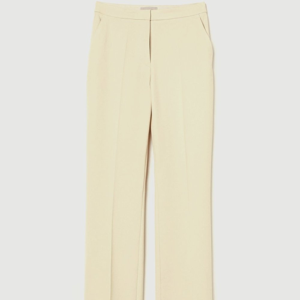 H&M - Cream Dress Pants - US 16